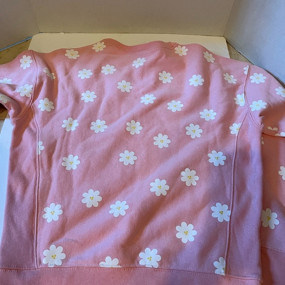 Champion | Pink Daisy Reverse Weave Sweat Shirt NWT Size Small HTF - Picture 6 of 8